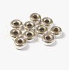 5 St&uuml;ck Hohlringe &Oslash; 8 mm 925 Silber