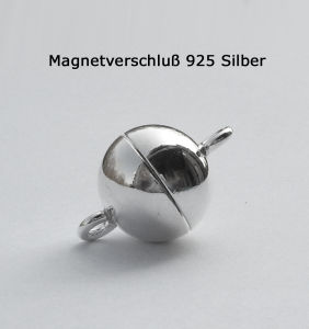 Magnetverschluss 925 Silber Kettenverschluss