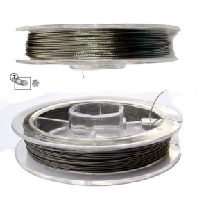 Schmuckdraht 0,35 mm Nylon- Ummantelung Bead Wire