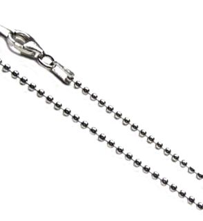 Kugelkette Halskette 925 Silber &Oslash; 1,5 mm Damen- Silberkette