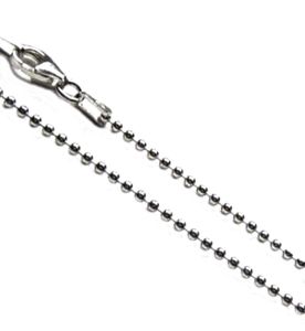 Kugelkette Halskette 925 Silber &Oslash; 1,5 mm Damen-...